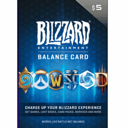 Gift Card Blizzard 5 USD