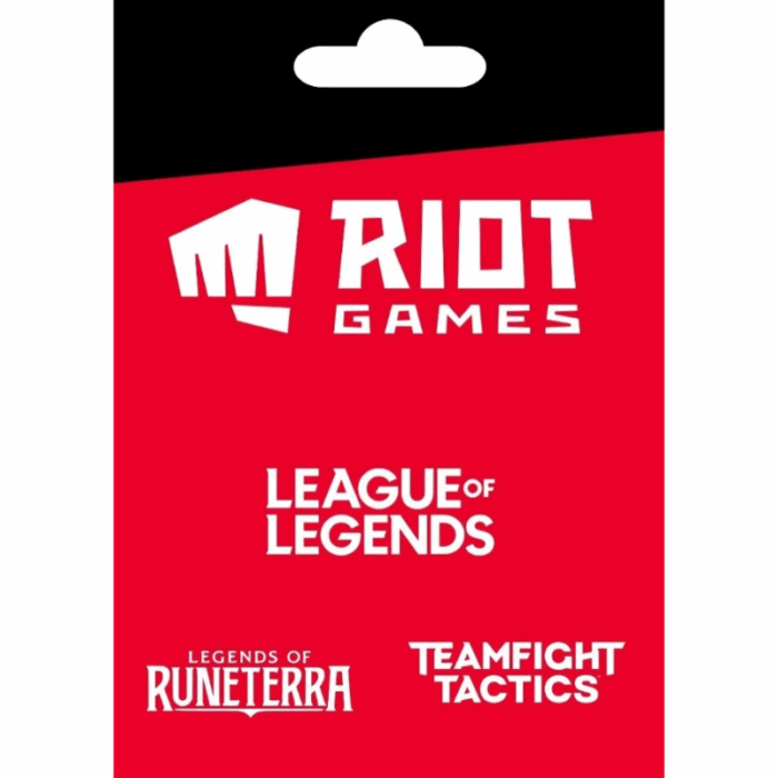 Riot Points League Of Legends 80 USD