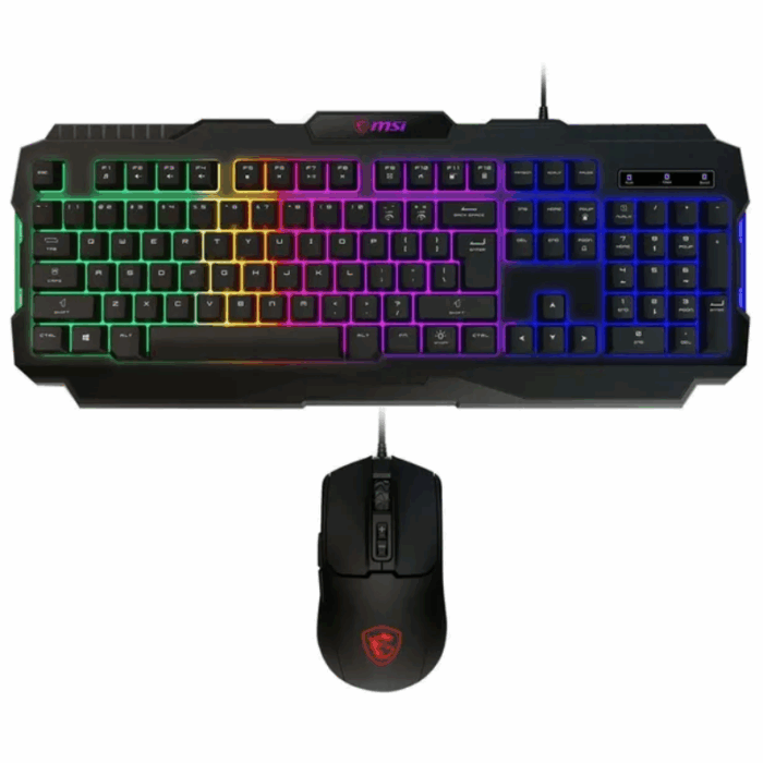 Combo Teclado y Mouse Msi Forja GK100