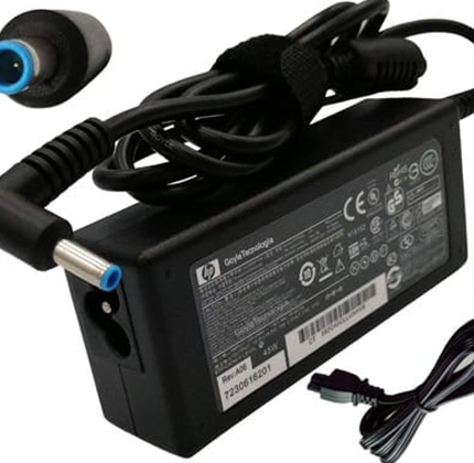 HP Cargador Para Laptop Plug Fino Azul