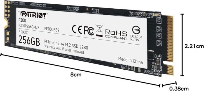 Disco Patriot M.2 Ssd 256 Nvme