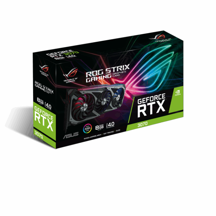 Gráfica Nvidia Asus Rog Atrix RTX 3070
