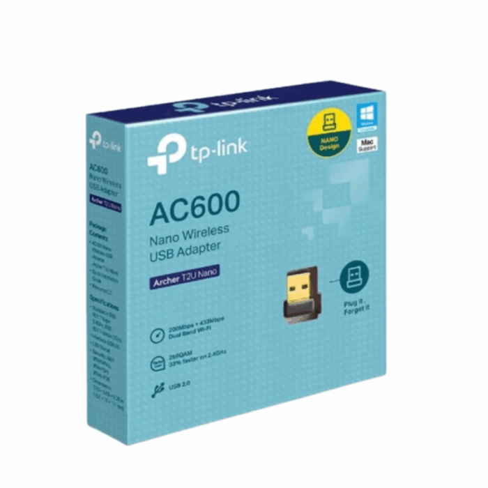 Adaptador Wireless USB Tp-Link Archer T2U Nano