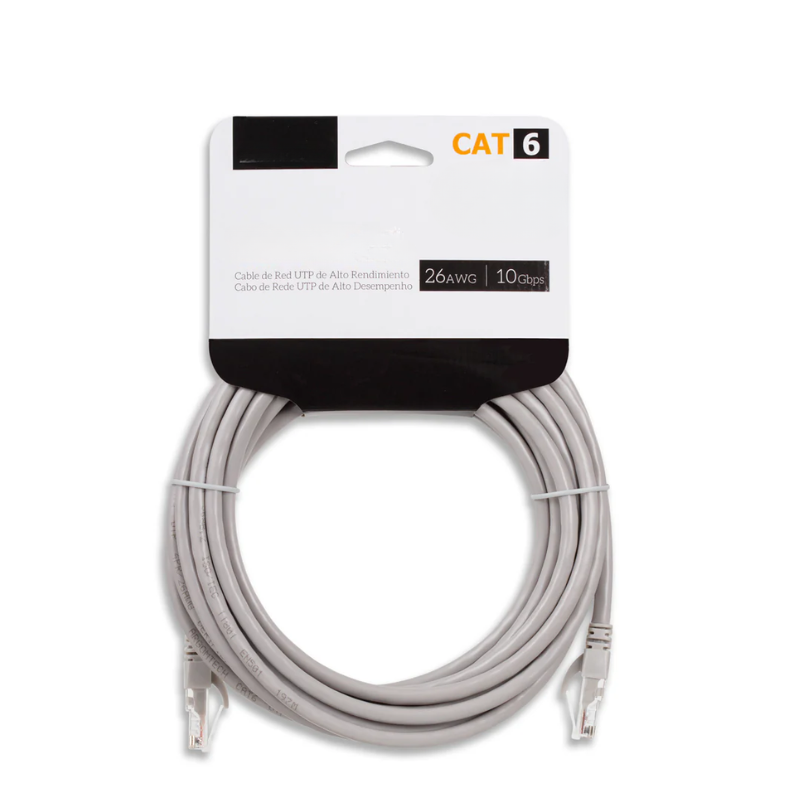 Cable Red Cat6 30MTS 100FT