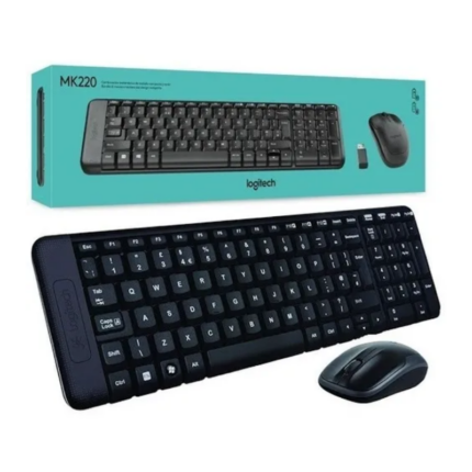 Combo Teclado y Mouse Wireless Logitech MK220