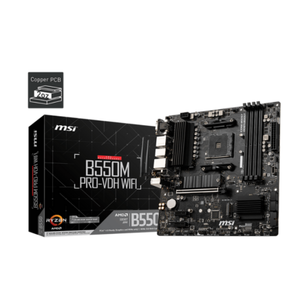 Board MSI B550M WiFi AM4 DDR4 Ryzen