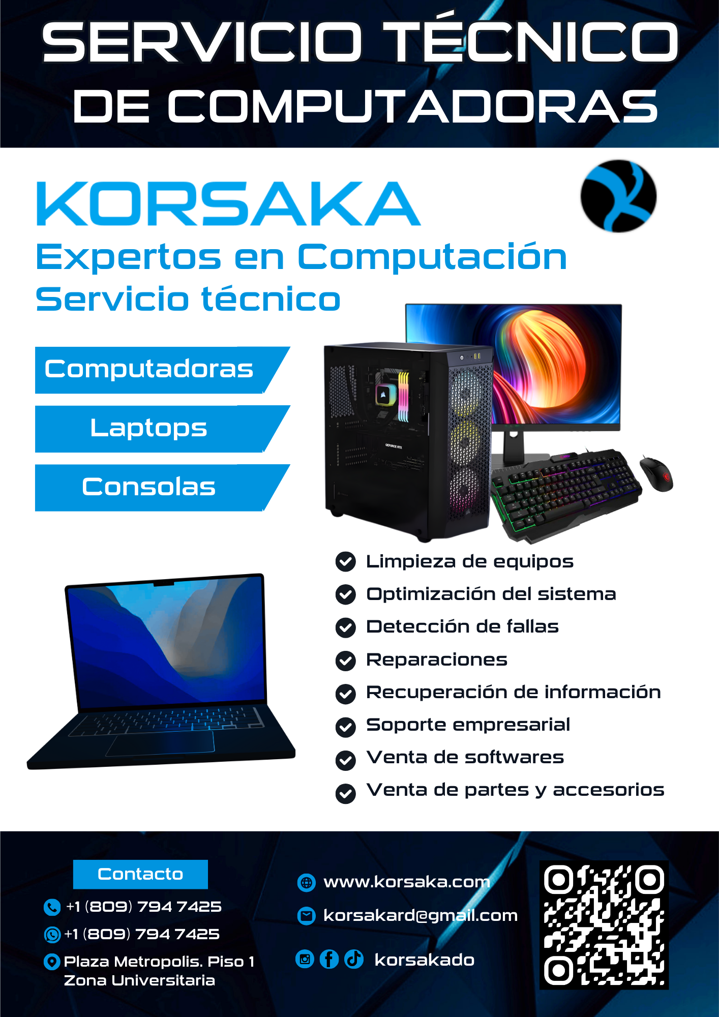 Servicio técnico de computadora en República Dominicana