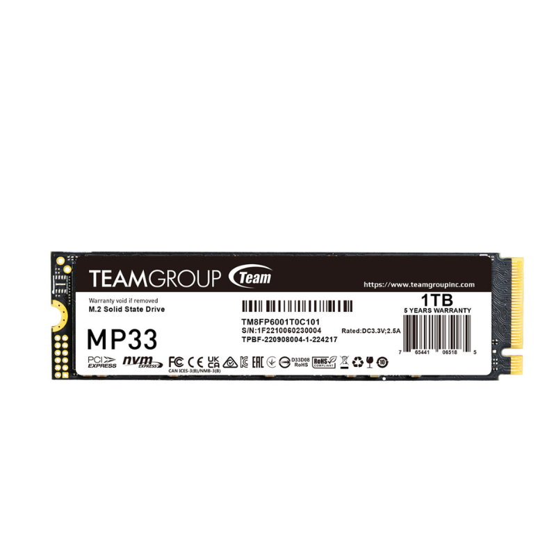 SSD M.2 Teamgroup MP33 1TB NVMe Gen 3