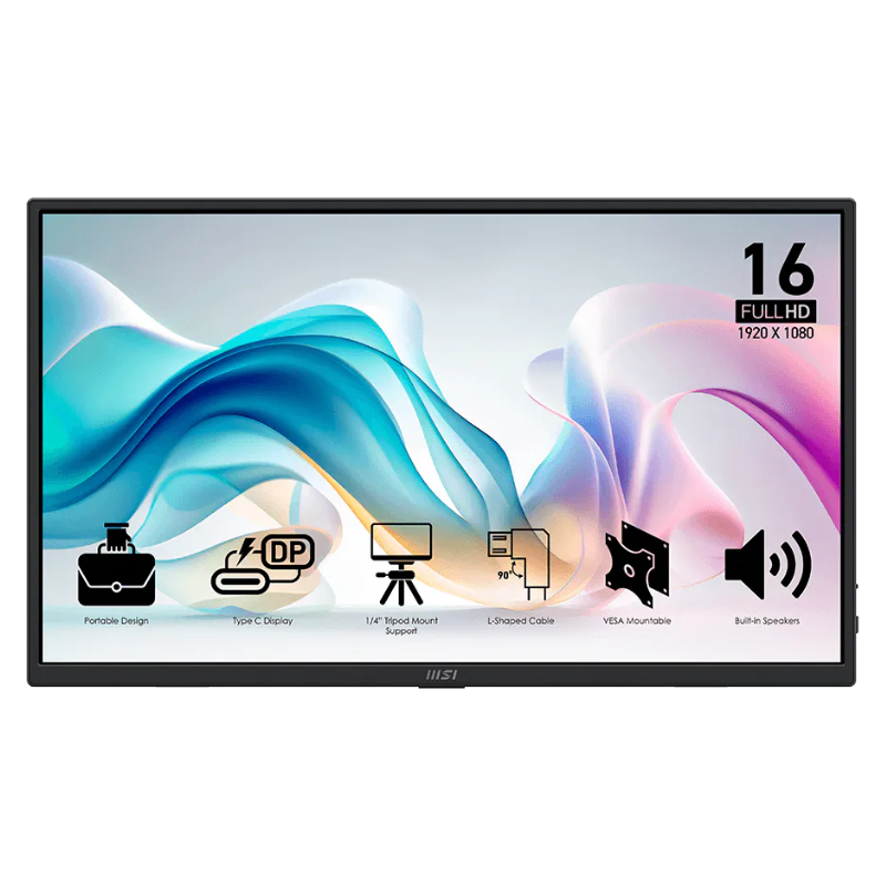 Monitor Msi Portátil 16 Pulgadas