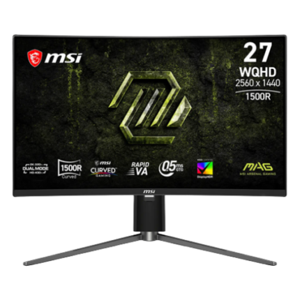 Monitor MSI MAG 27 Pulgadas WQHD Curvo